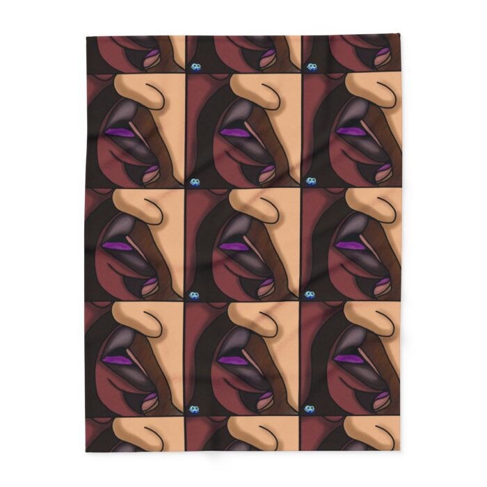 Arctic Fleece Blanket - Kiss Me! - Image 6
