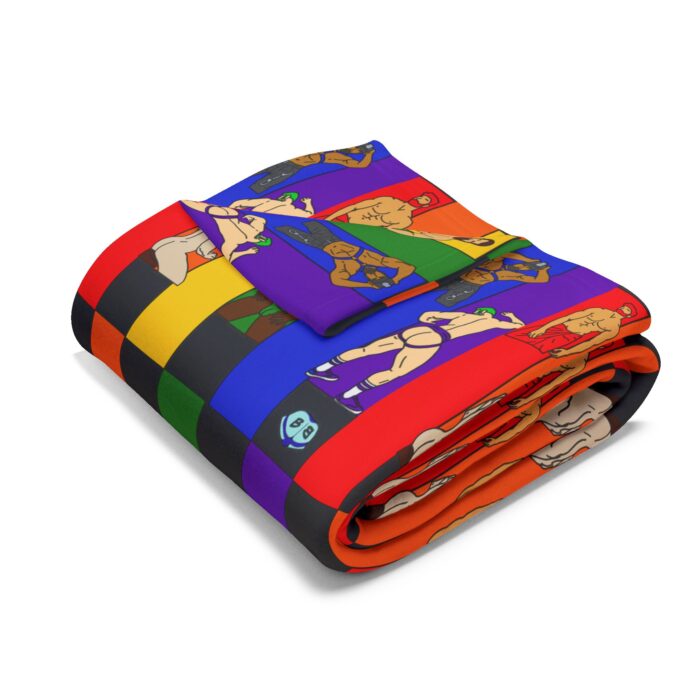 Arctic Fleece Blanket - Pride Columns - Image 3