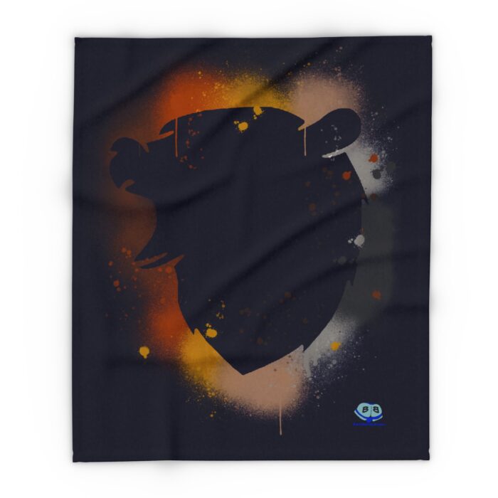 Arctic Fleece Blanket - Bear Paint