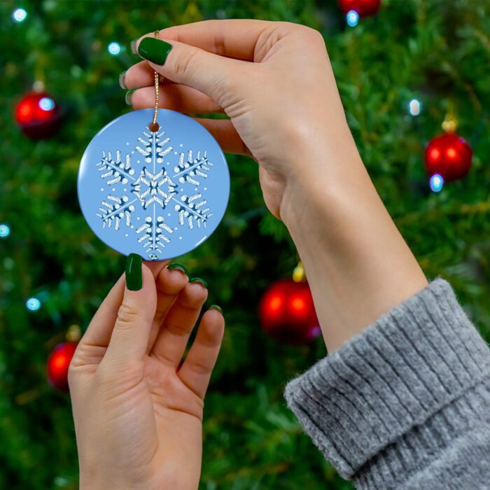 Ceramic Ornament - Snowflake - Image 3