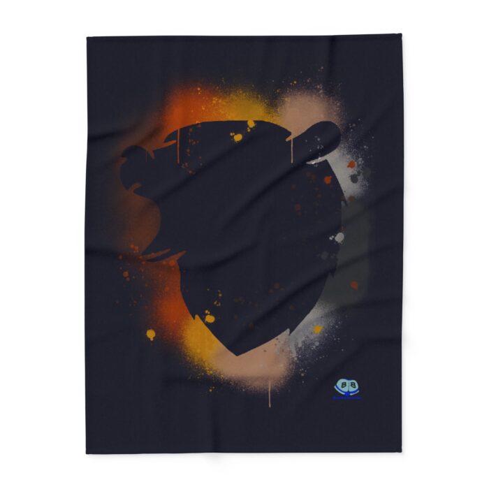 Arctic Fleece Blanket - Bear Paint - Image 6