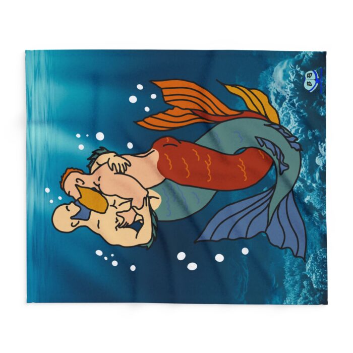 Arctic Fleece Blanket - MerMen - Image 6