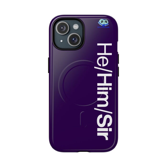 Tough Magnetic iPhone Cases - He/Him/Sir