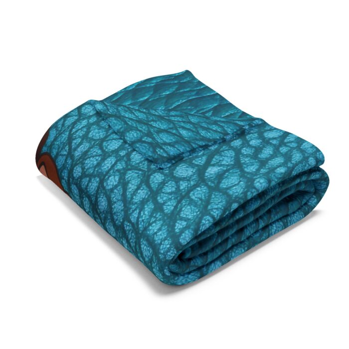 Arctic Fleece Blanket - Leather Chair - Image 3