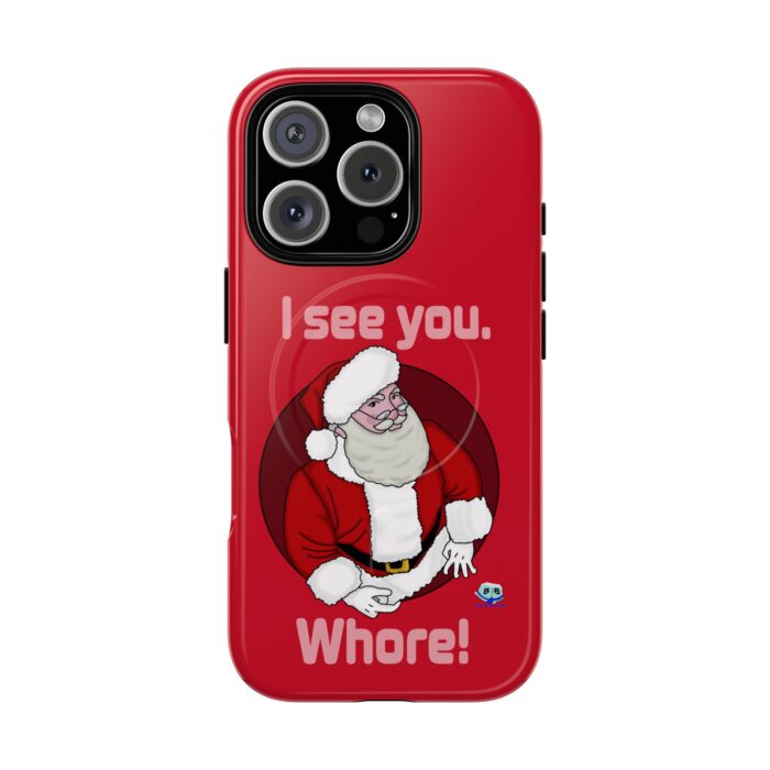 Tough Magnetic iPhone Cases - Santa Sees You - Image 25