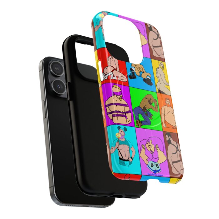 Tough Magnetic iPhone Cases - Color Block Dudes - Image 6