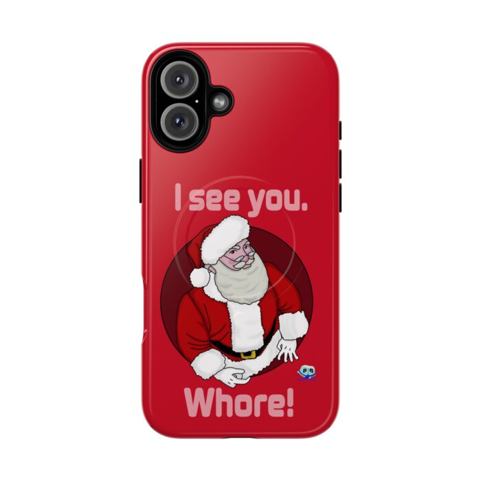 Tough Magnetic iPhone Cases - Santa Sees You - Image 34
