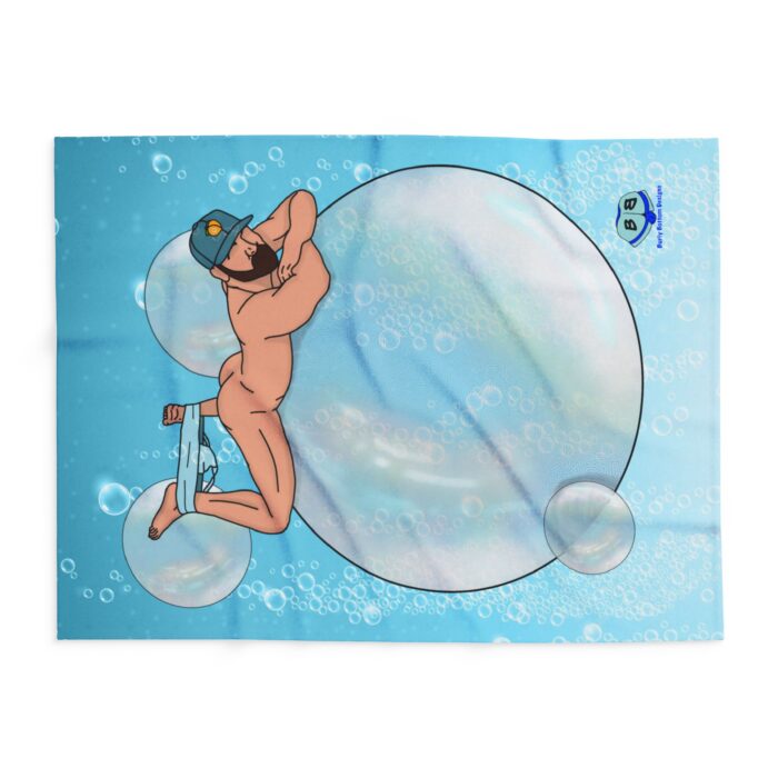 Arctic Fleece Blanket - Bubbles - Image 2