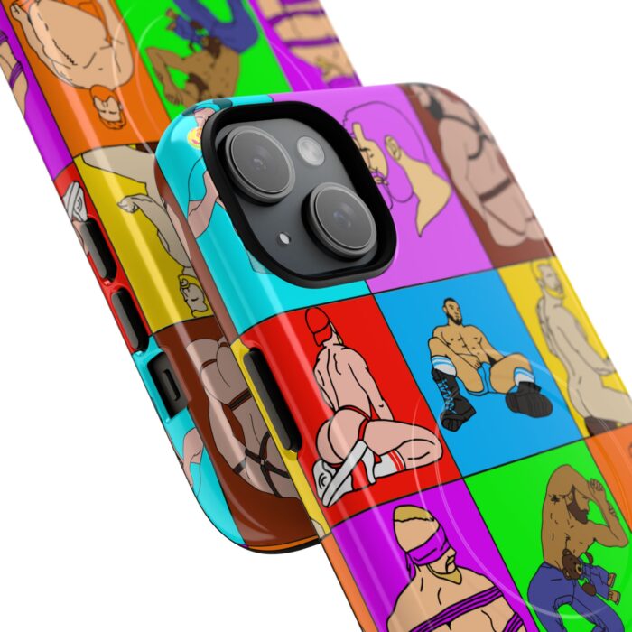 Tough Magnetic iPhone Cases - Color Block Dudes - Image 8