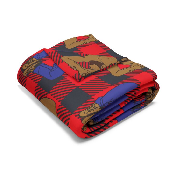 Arctic Fleece Blanket - Teddy Bear Snuggles - Image 3