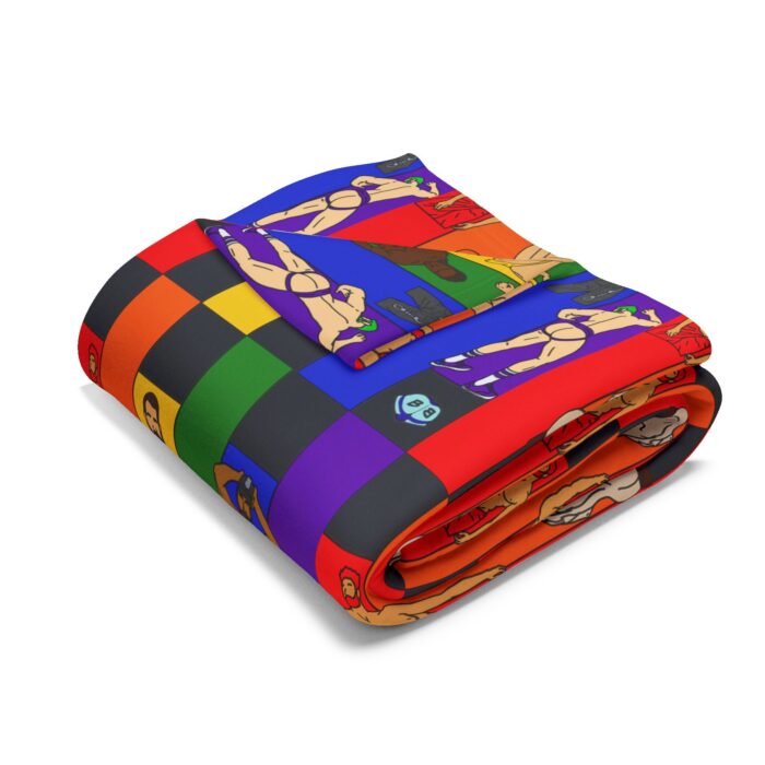 Arctic Fleece Blanket - Pride Columns - Image 7