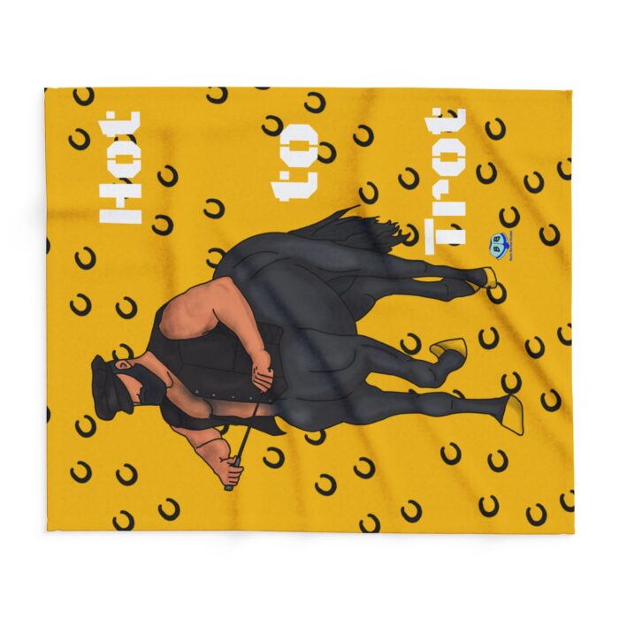 Arctic Fleece Blanket - Hot to Trot - Image 5