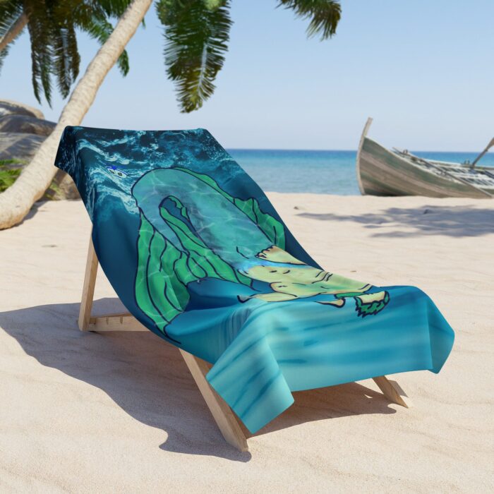 Beach Towel - MerCub Green - Image 2