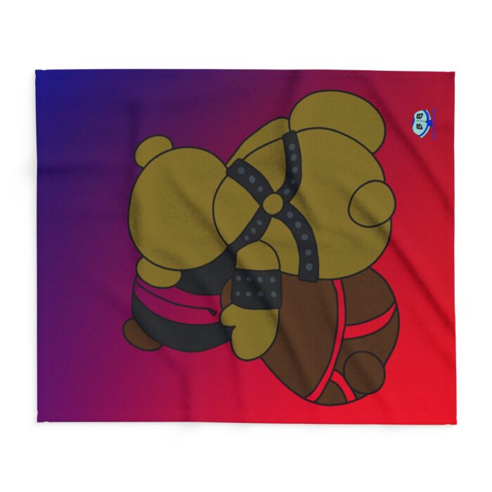 Arctic Fleece Blanket - Bondage Bears - Image 5