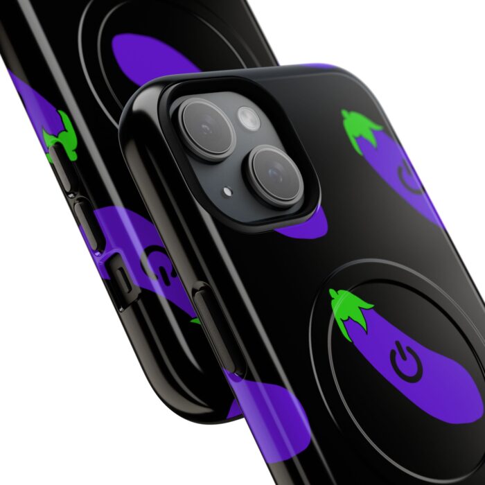 Tough Magnetic iPhone Cases - Power Top / Eggplant - Image 2