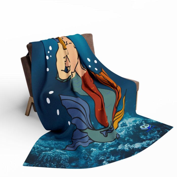 Arctic Fleece Blanket - MerMen - Image 4