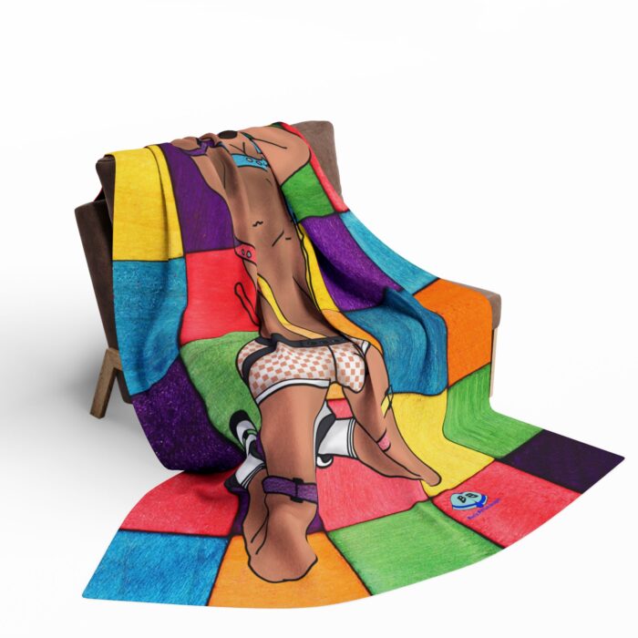 Arctic Fleece Blanket - Who's a Good Boy? - Image 4