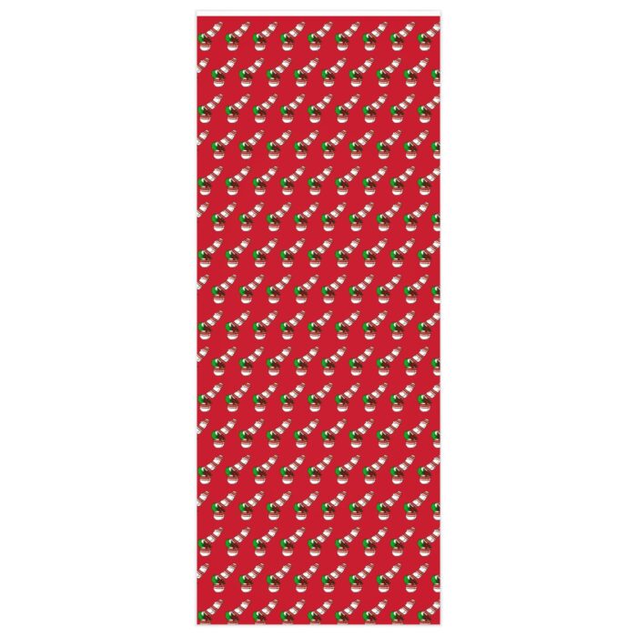 Wrapping Paper - Peppermint Dick on Red - Image 3
