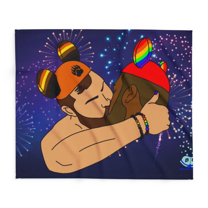 Arctic Fleece Blanket - Magical Kiss - Image 5
