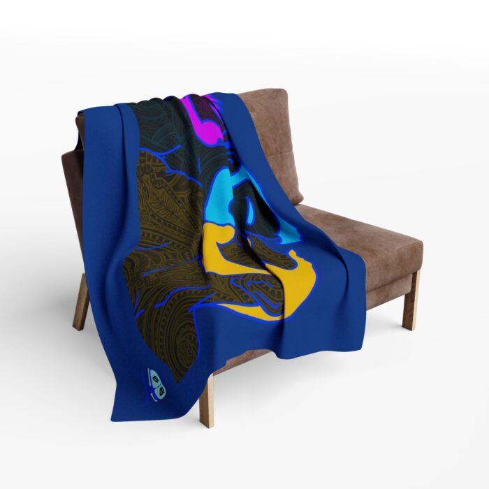 Arctic Fleece Blanket - Throuple Pop Art - Image 8