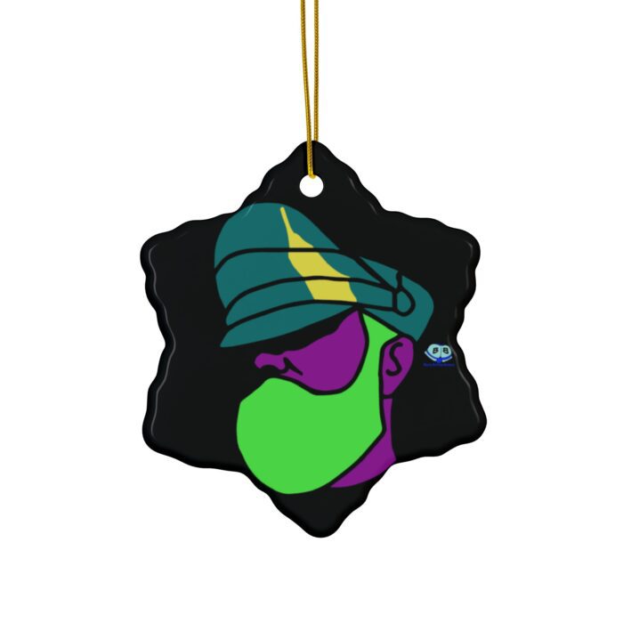 Ceramic Ornament - Leather Daddy Pop Art - Image 4