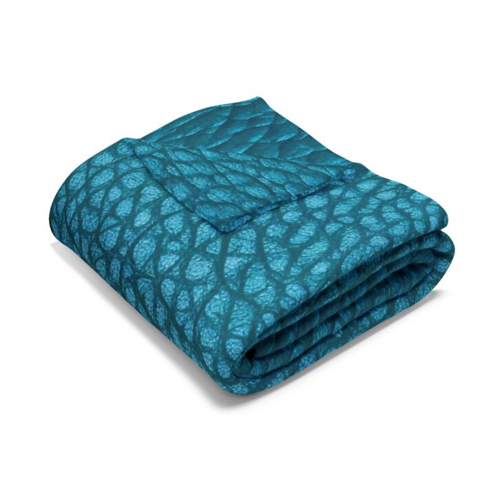 Arctic Fleece Blanket - Leather Chair - Image 7