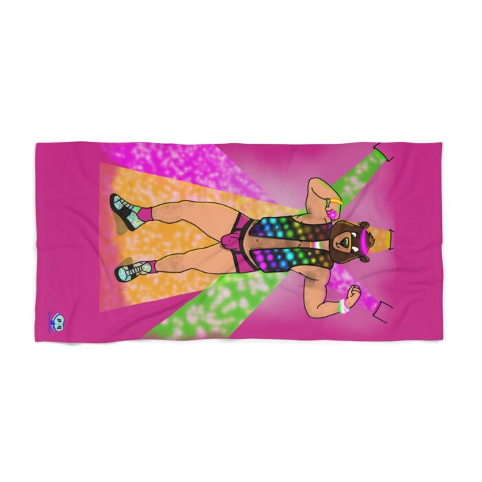 Beach Towel - Circuit Bear