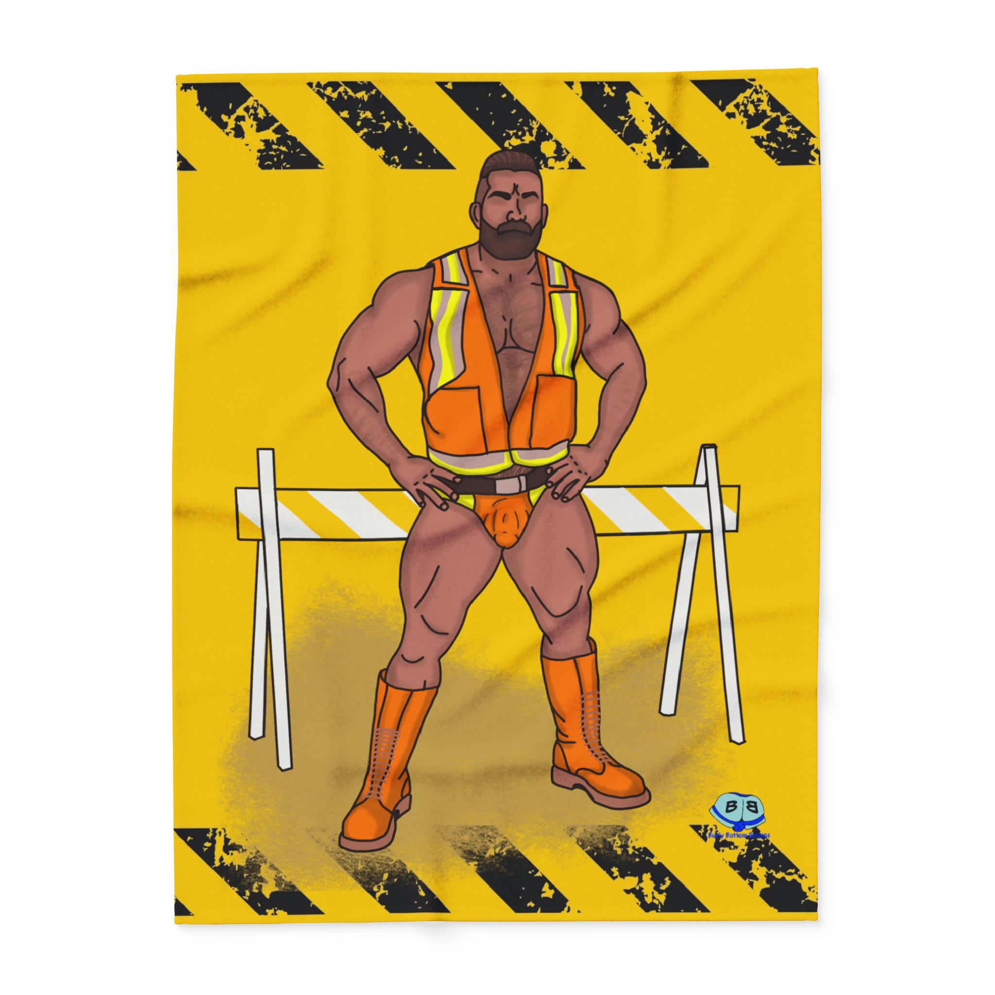 Arctic Fleece Blanket - Road Block