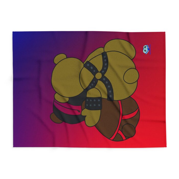 Arctic Fleece Blanket - Bondage Bears - Image 2