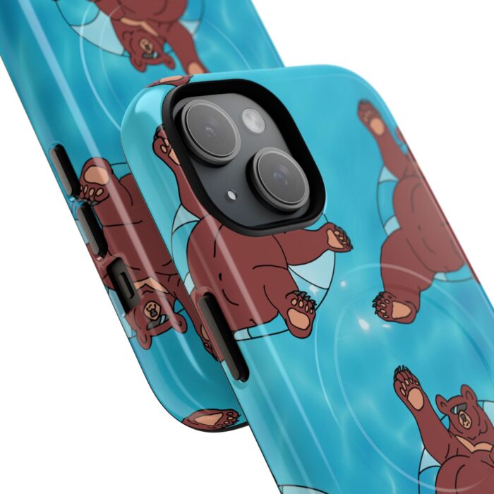 Tough Magnetic iPhone Cases - Inner Tube Bear - Image 2