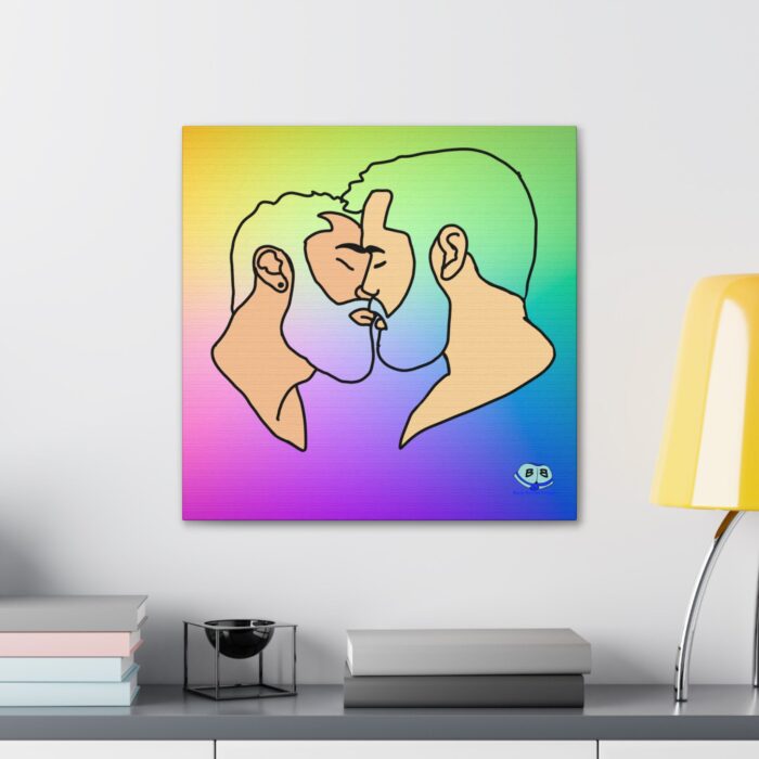 Canvas Gallery Wraps - Bearded Kiss - Image 4