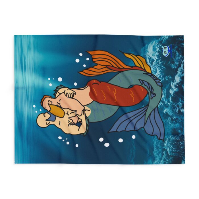Arctic Fleece Blanket - MerMen - Image 2