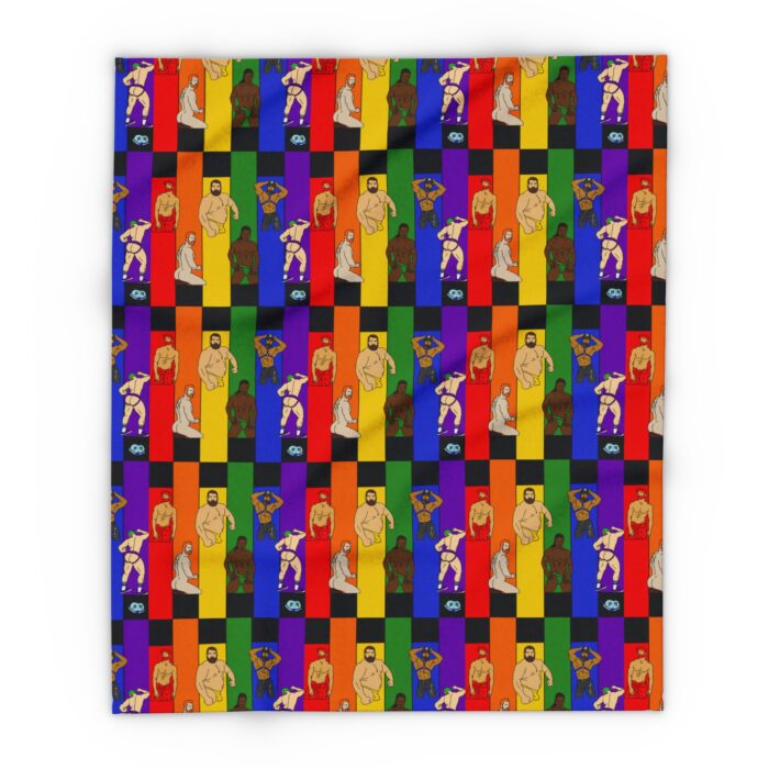 Arctic Fleece Blanket - Pride Columns - Image 5