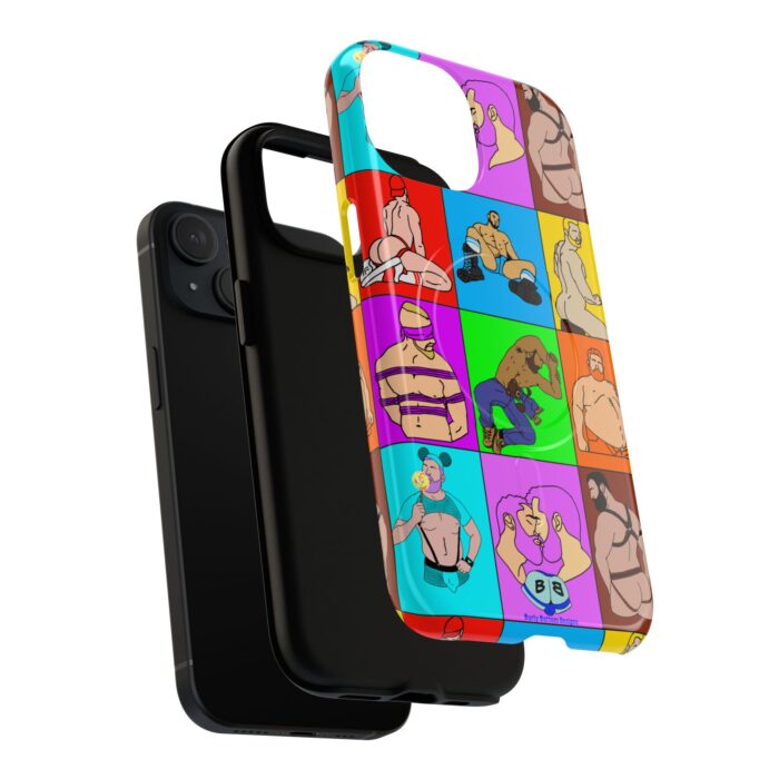 Tough Magnetic iPhone Cases - Color Block Dudes - Image 3