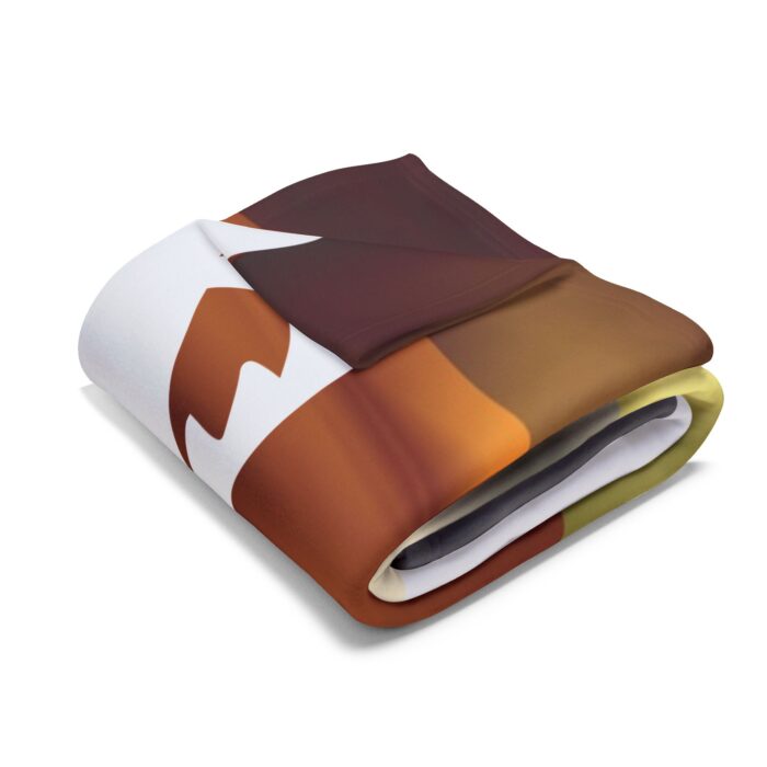Arctic Fleece Blanket - Woof Geo-Bear - Image 7