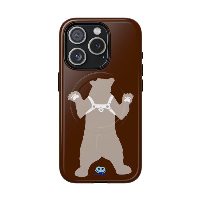 Tough Magnetic iPhone Cases - Leather Bear - Image 4