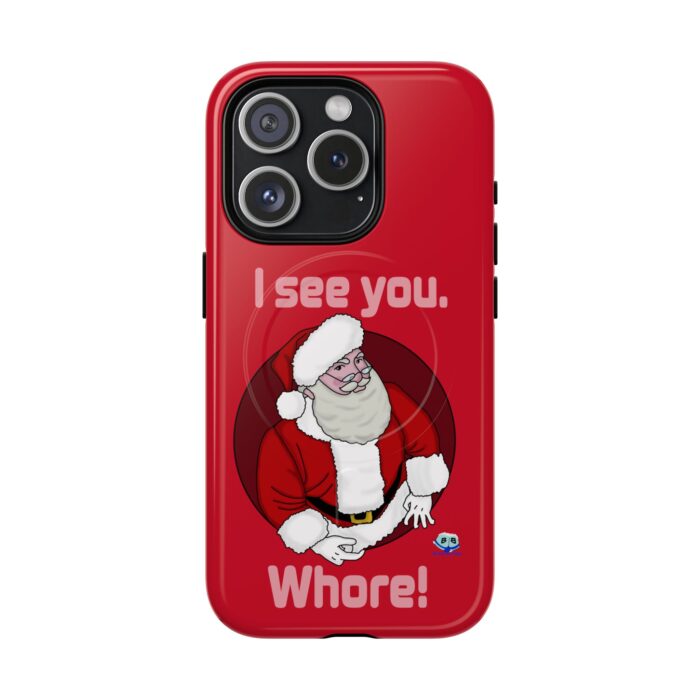 Tough Magnetic iPhone Cases - Santa Sees You - Image 4