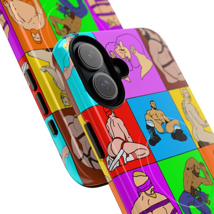 Tough Magnetic iPhone Cases - Color Block Dudes - Image 35