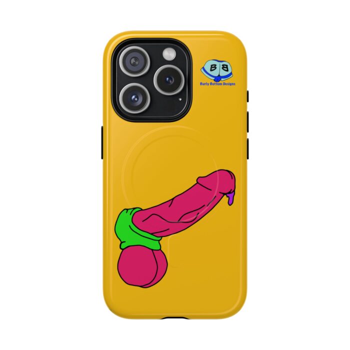 Tough Magnetic iPhone Cases - Pop Art Cock and Ball Stretcher - Image 4