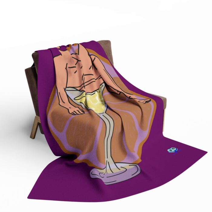 Arctic Fleece Blanket - Lemon Drop - Image 4