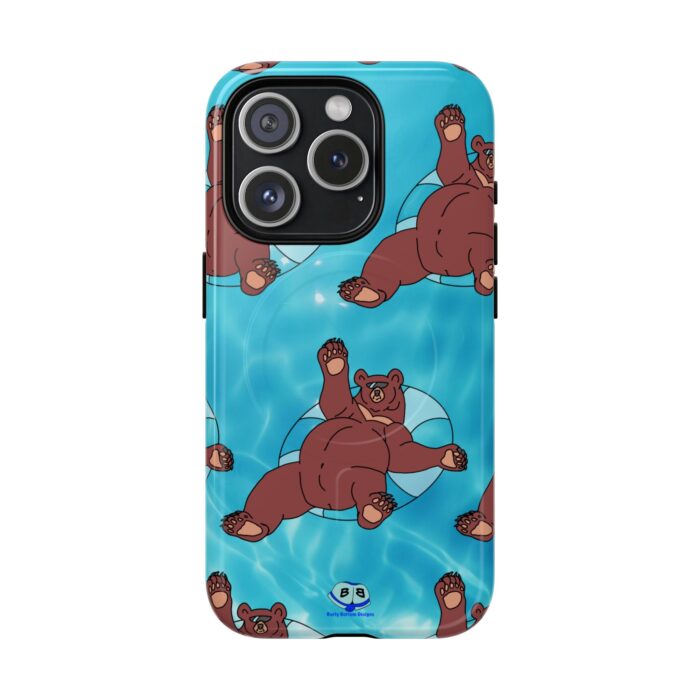 Tough Magnetic iPhone Cases - Inner Tube Bear - Image 4