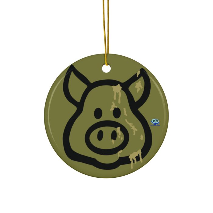 Ceramic Ornament - Cum Pig
