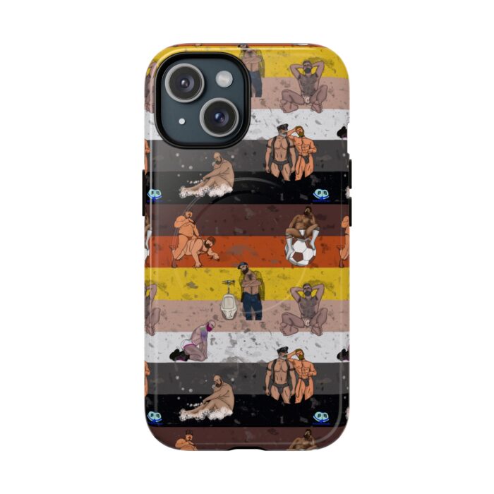 Tough Magnetic iPhone Cases - Bear Collage