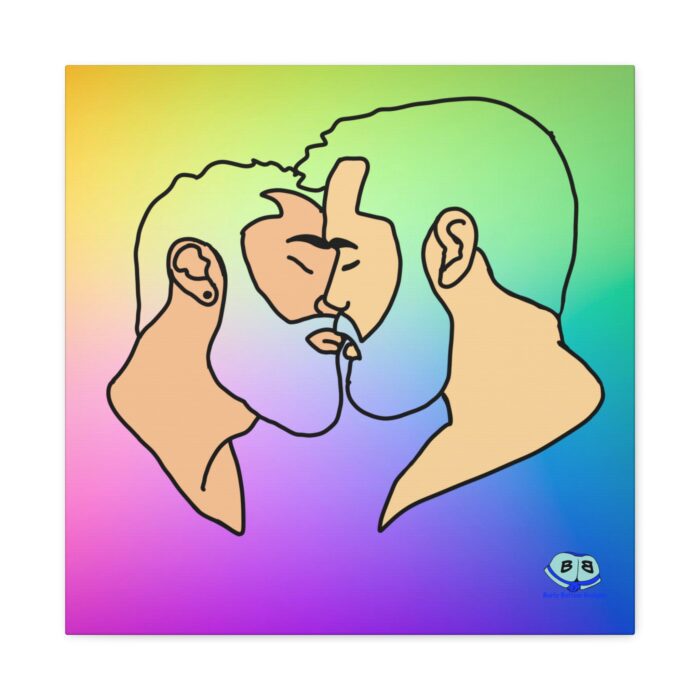 Canvas Gallery Wraps - Bearded Kiss