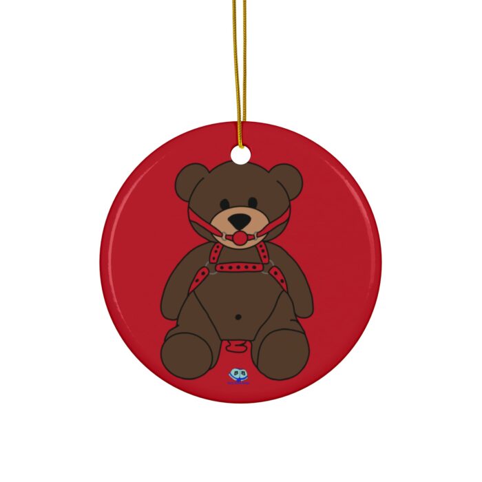 Ceramic Ornament - Gagged Teddy Bear (Butt Plug)