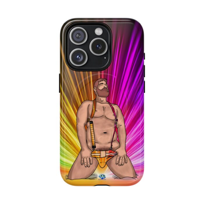 Tough Magnetic iPhone Cases - Neon Circuit - Image 4