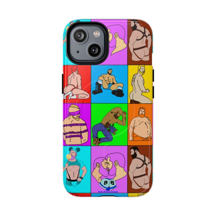 Tough Magnetic iPhone Cases - Color Block Dudes - Image 13