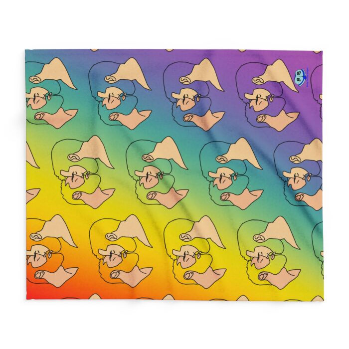 Arctic Fleece Blanket - Bearded Kiss - Image 2