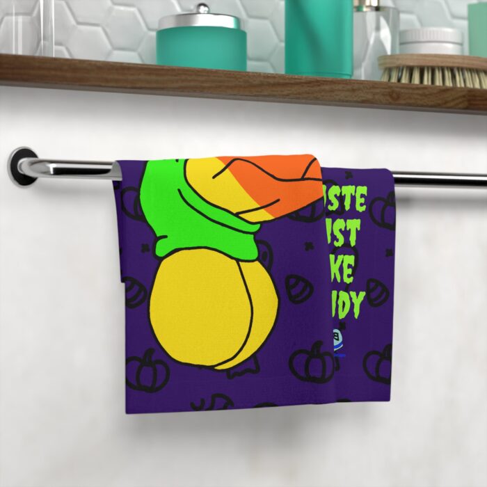 Cum Rag - Candy Corn Pop Art Cock and Ball Stretcher (Halloween) - Image 4