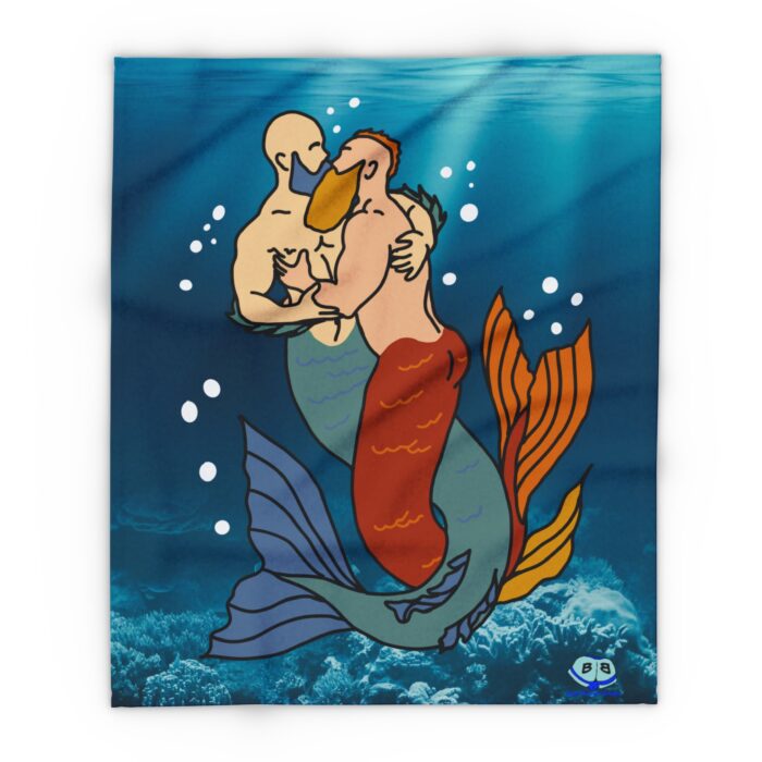 Arctic Fleece Blanket - MerMen - Image 5
